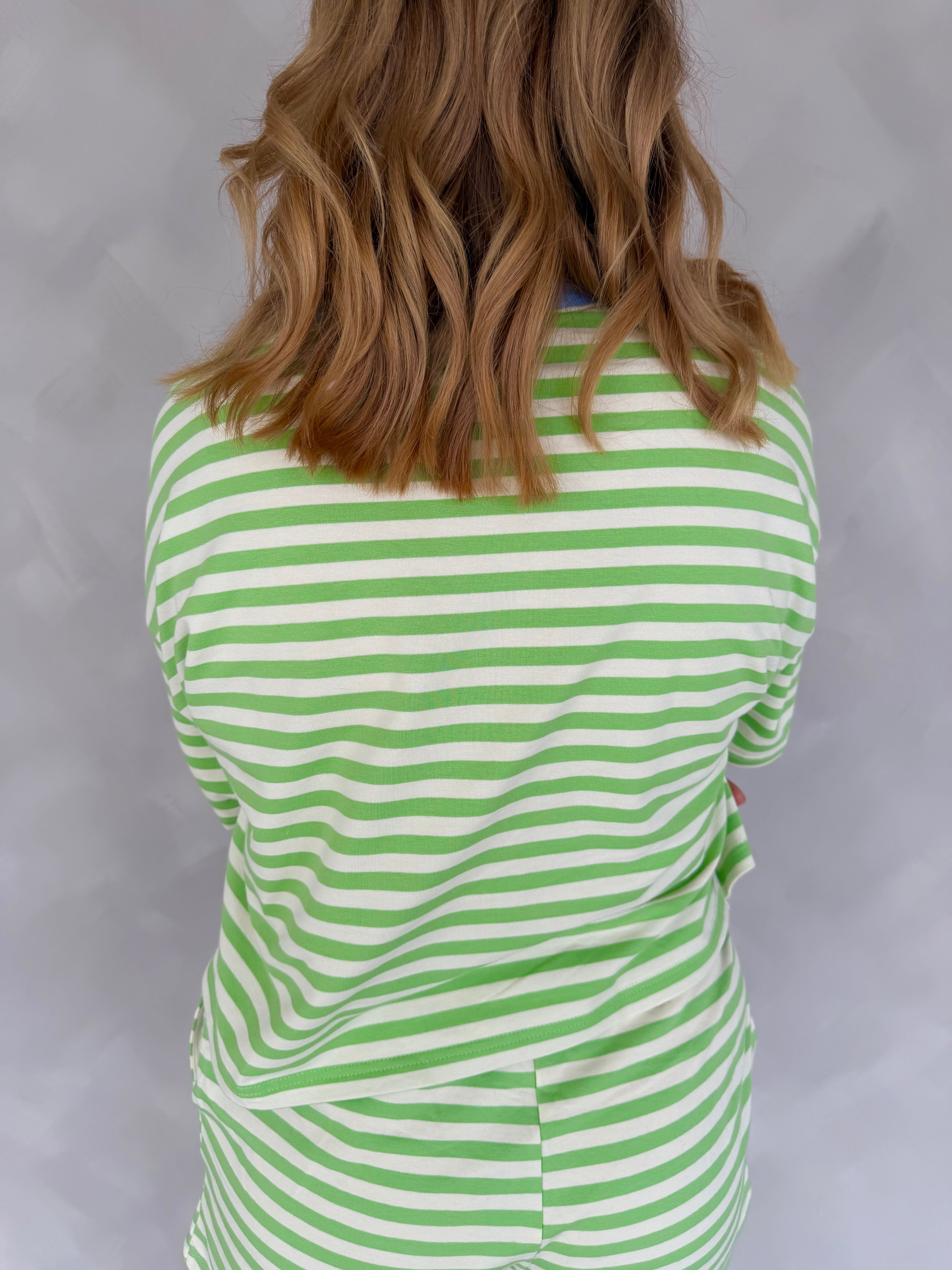 Honeydew Striped Tee