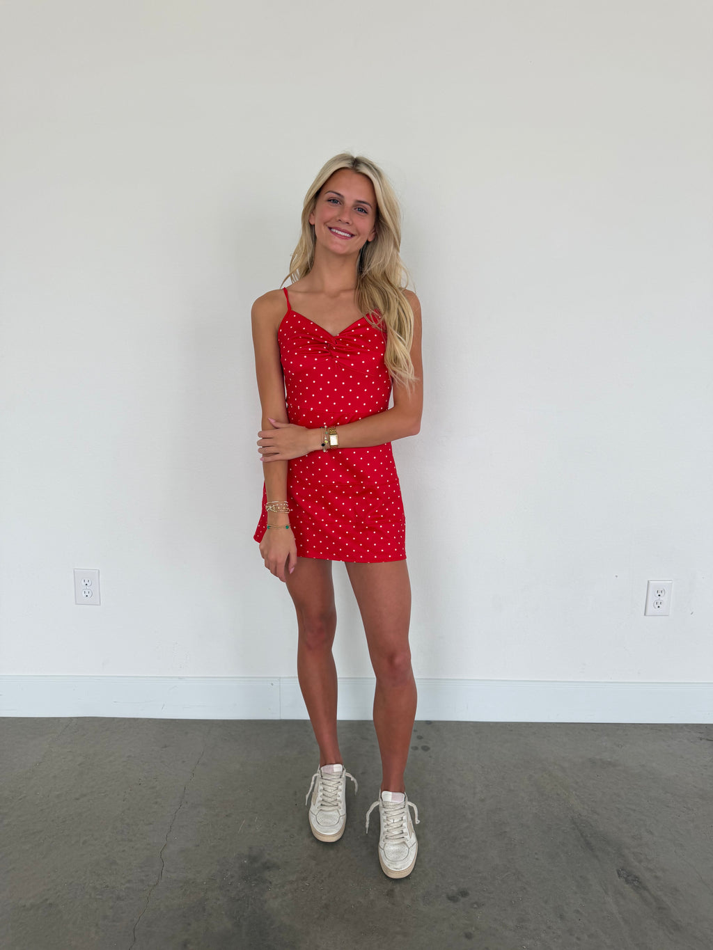 Cherry Mini Athletic Dress