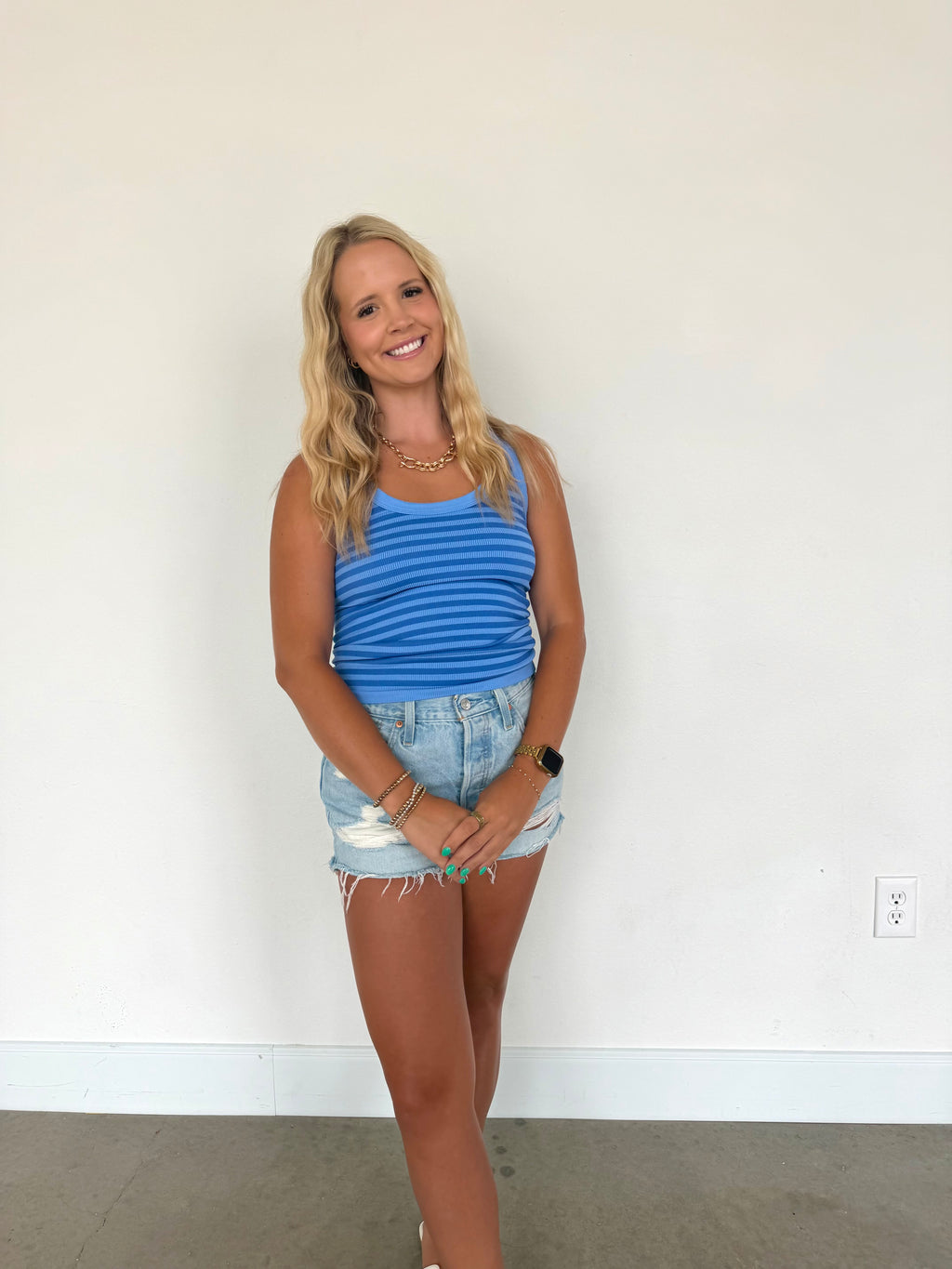 Coastal Ribbed Tank