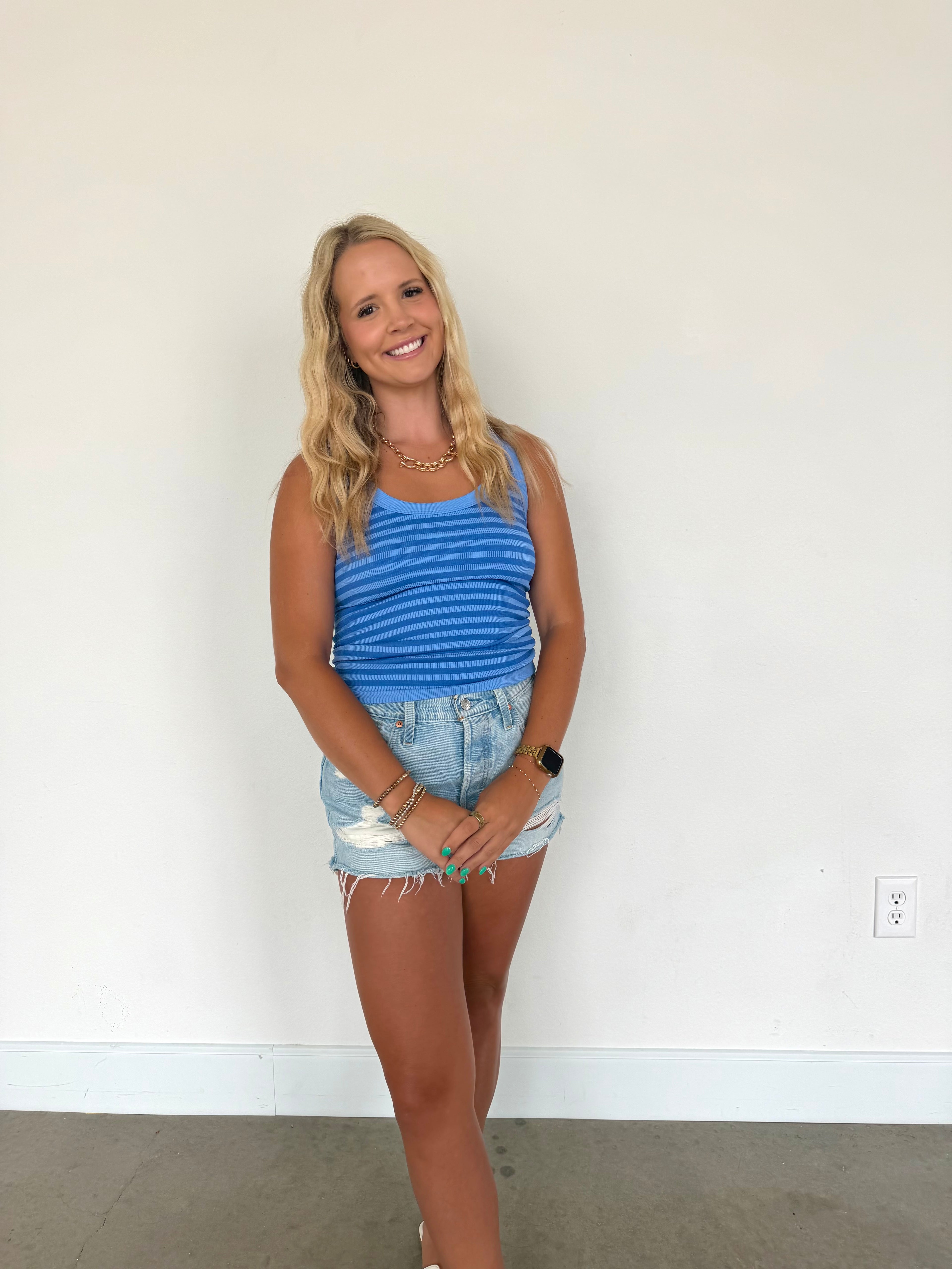 Coastal Ribbed Tank