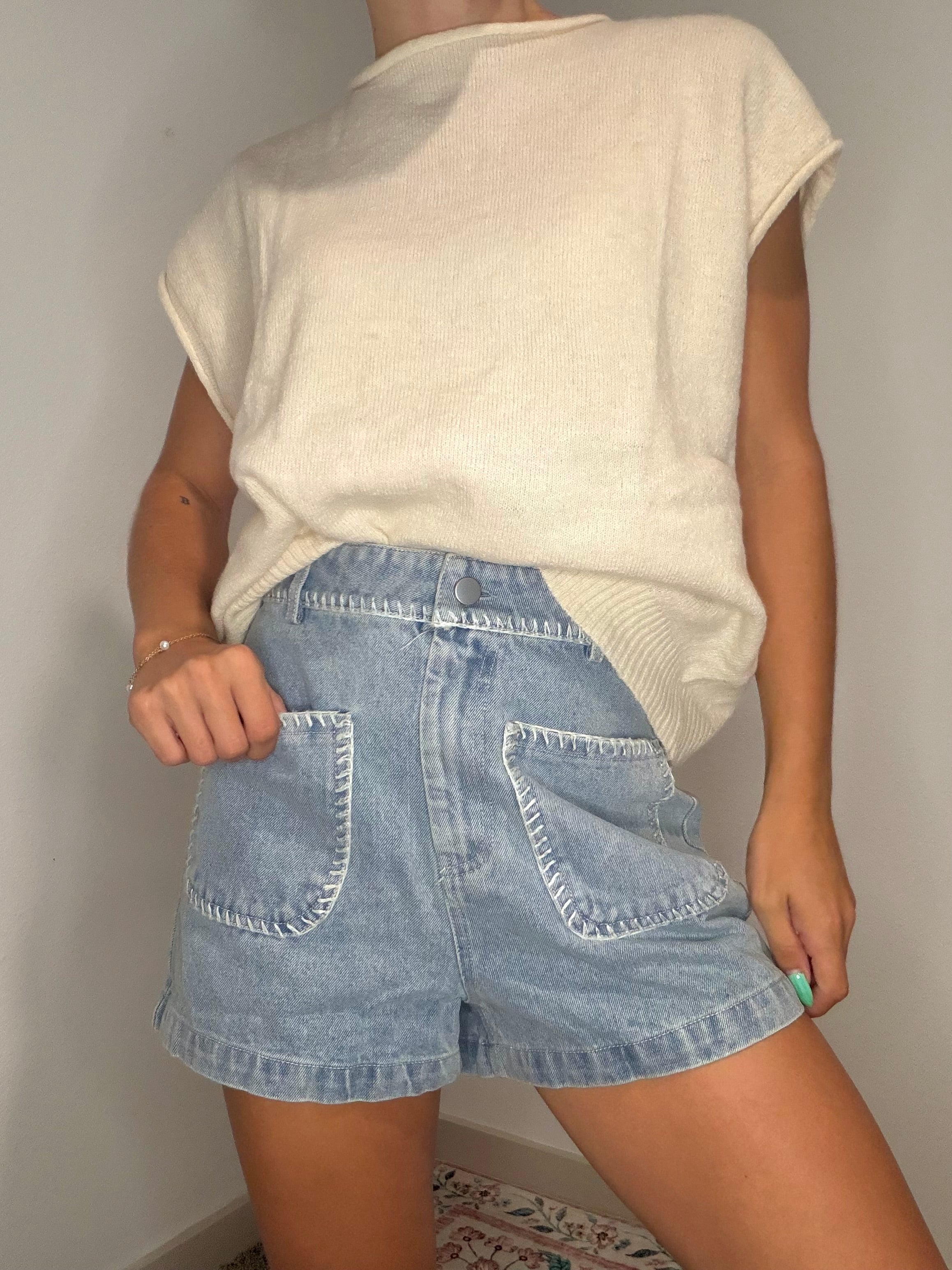 Hometown Honey Denim Shorts