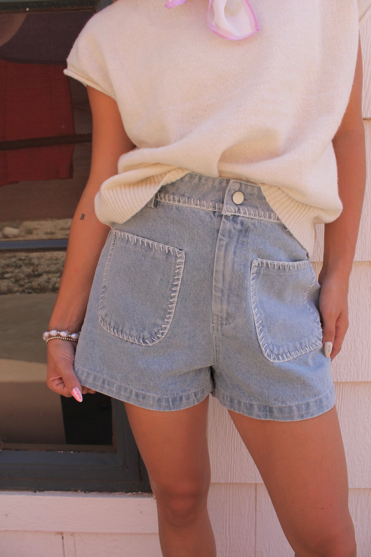 Hometown Honey Denim Shorts