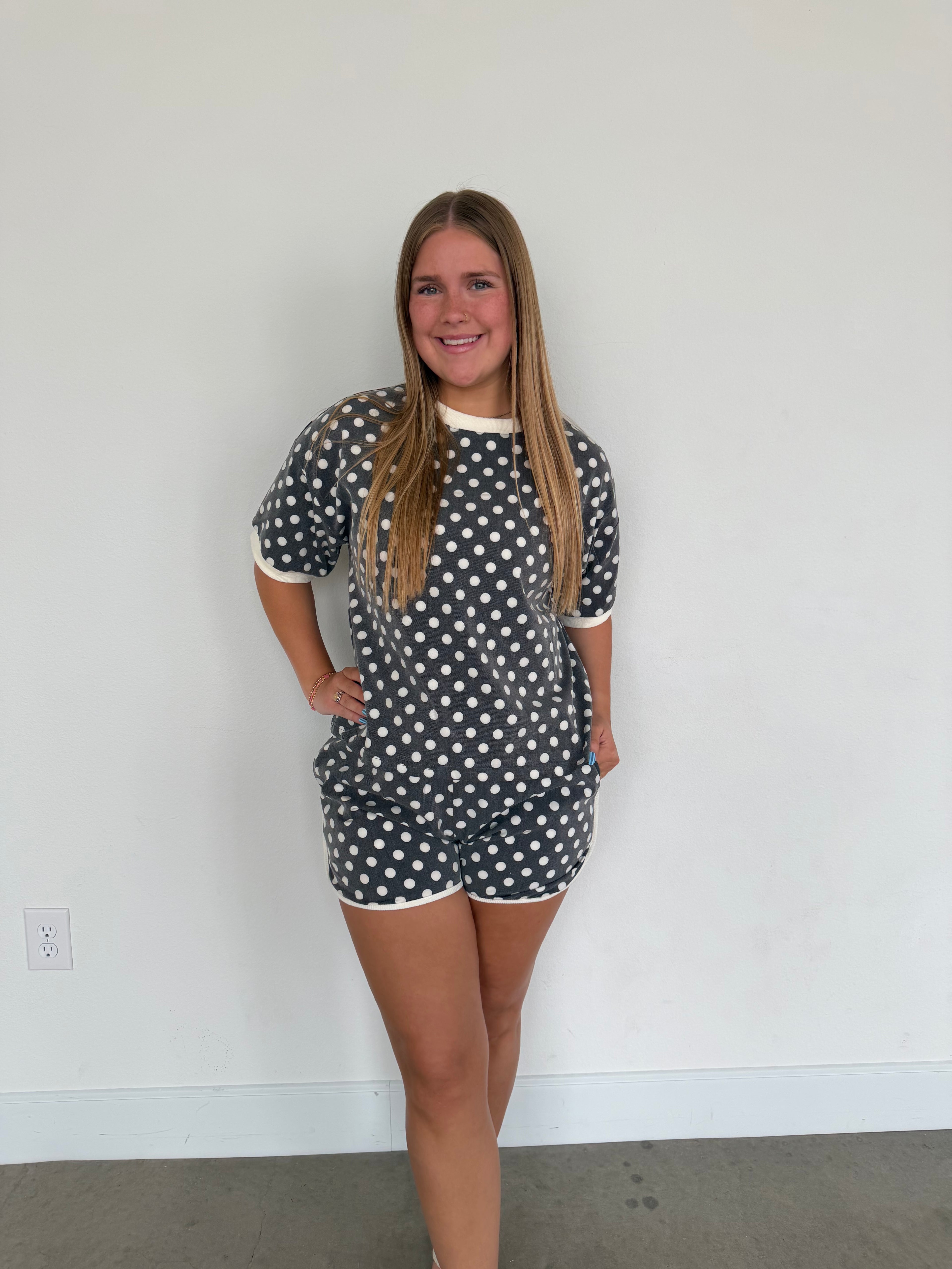 Lazy Day Polka Dot Set