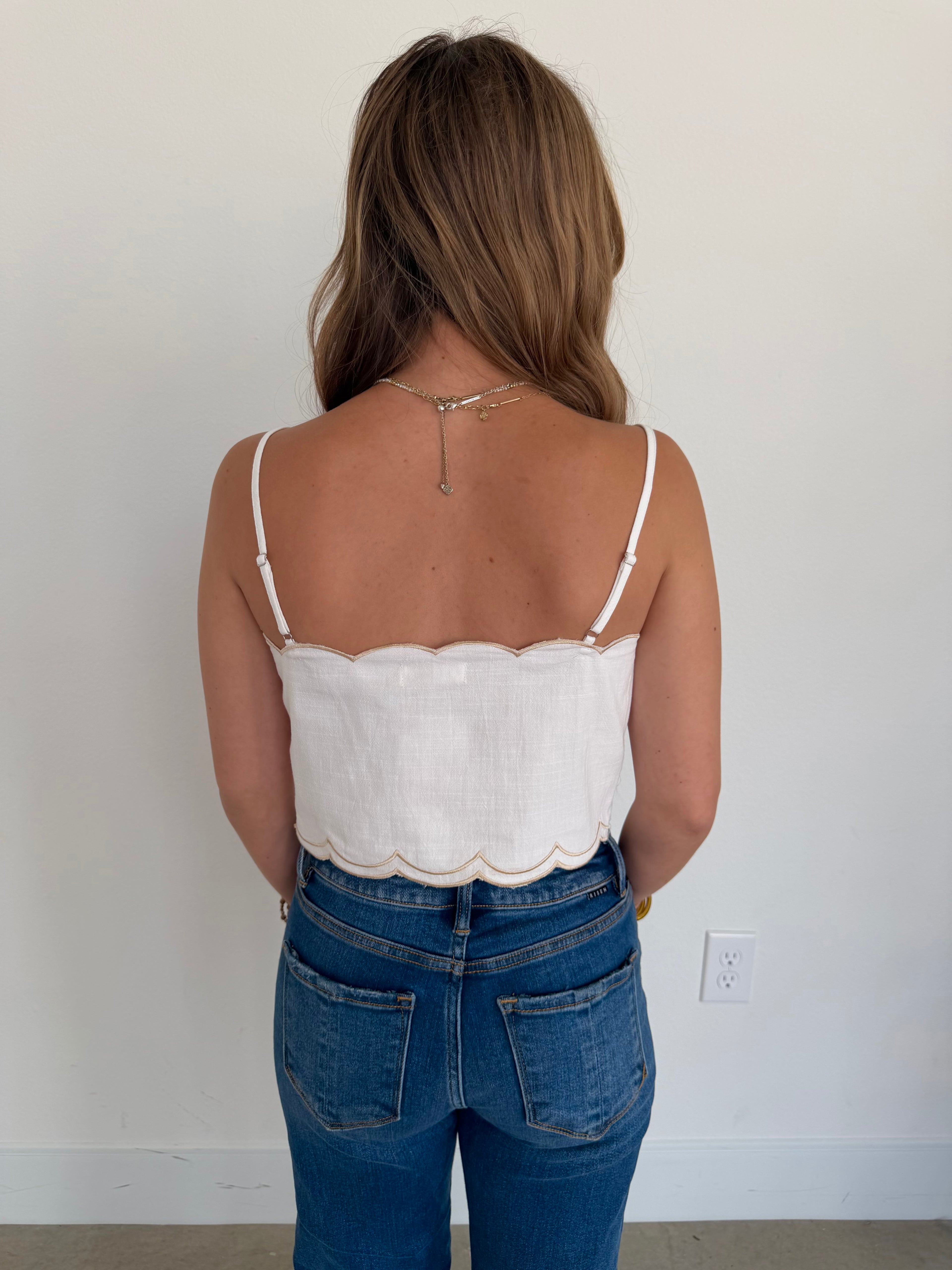 Sweetheart Scallop Top