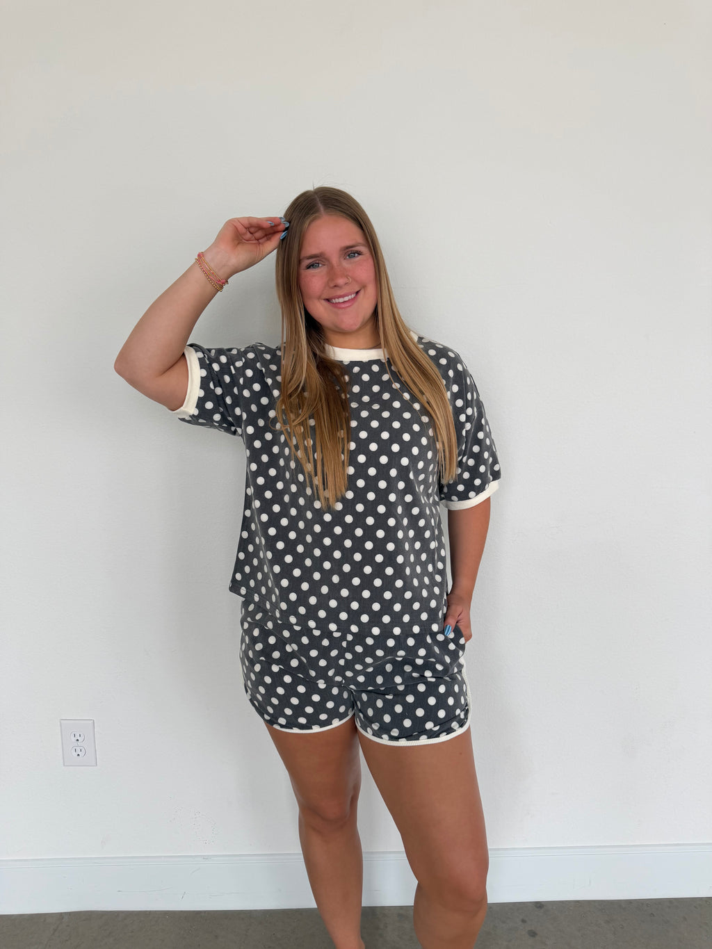 Lazy Day Polka Dot Set