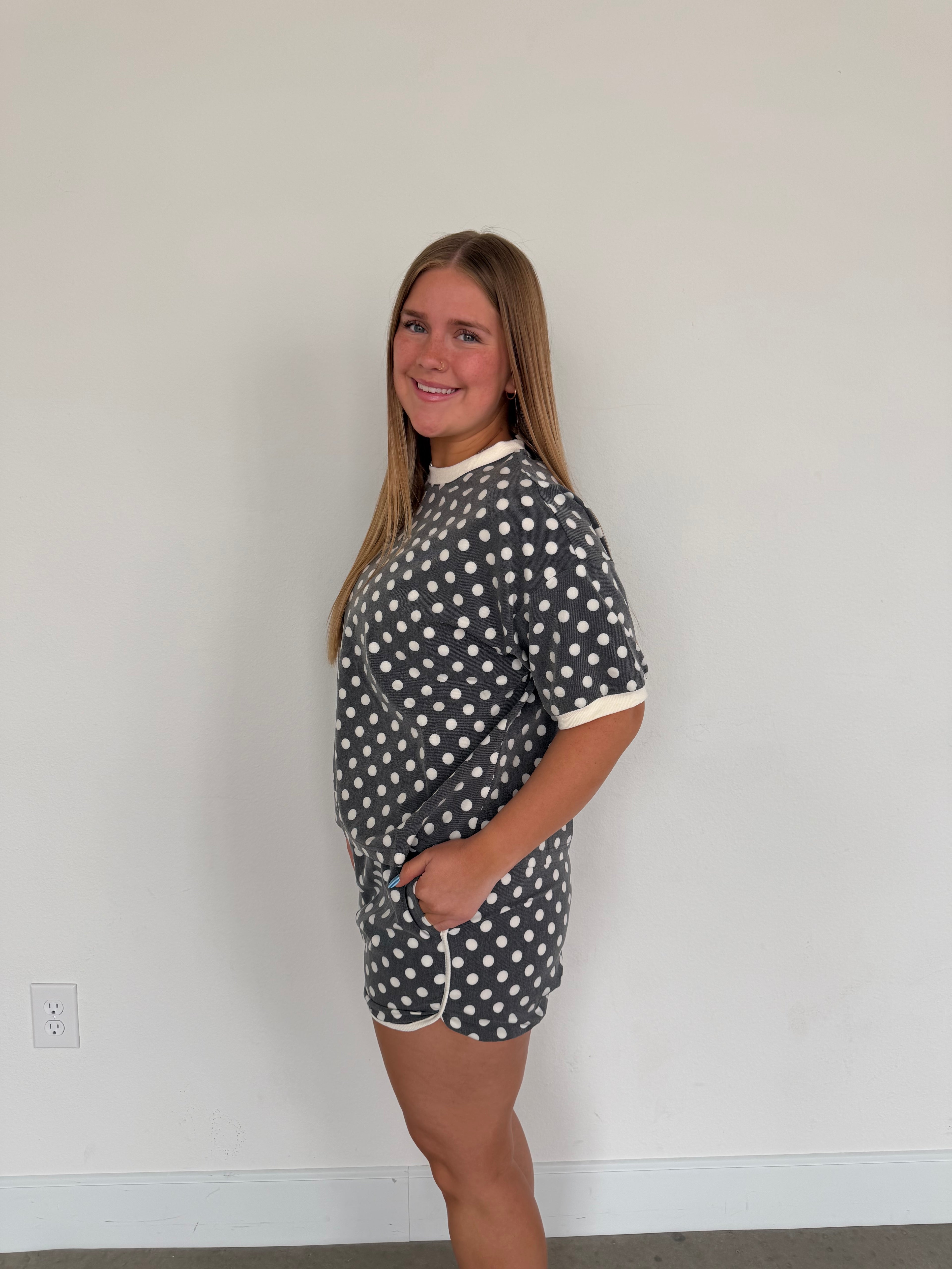 Lazy Day Polka Dot Set