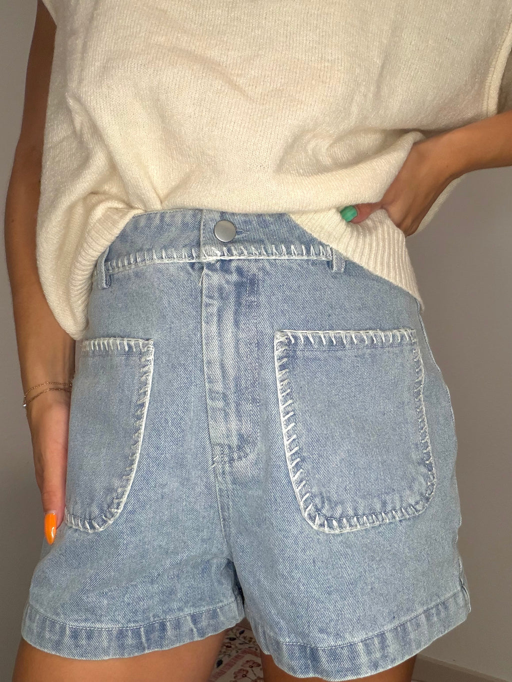 Hometown Honey Denim Shorts