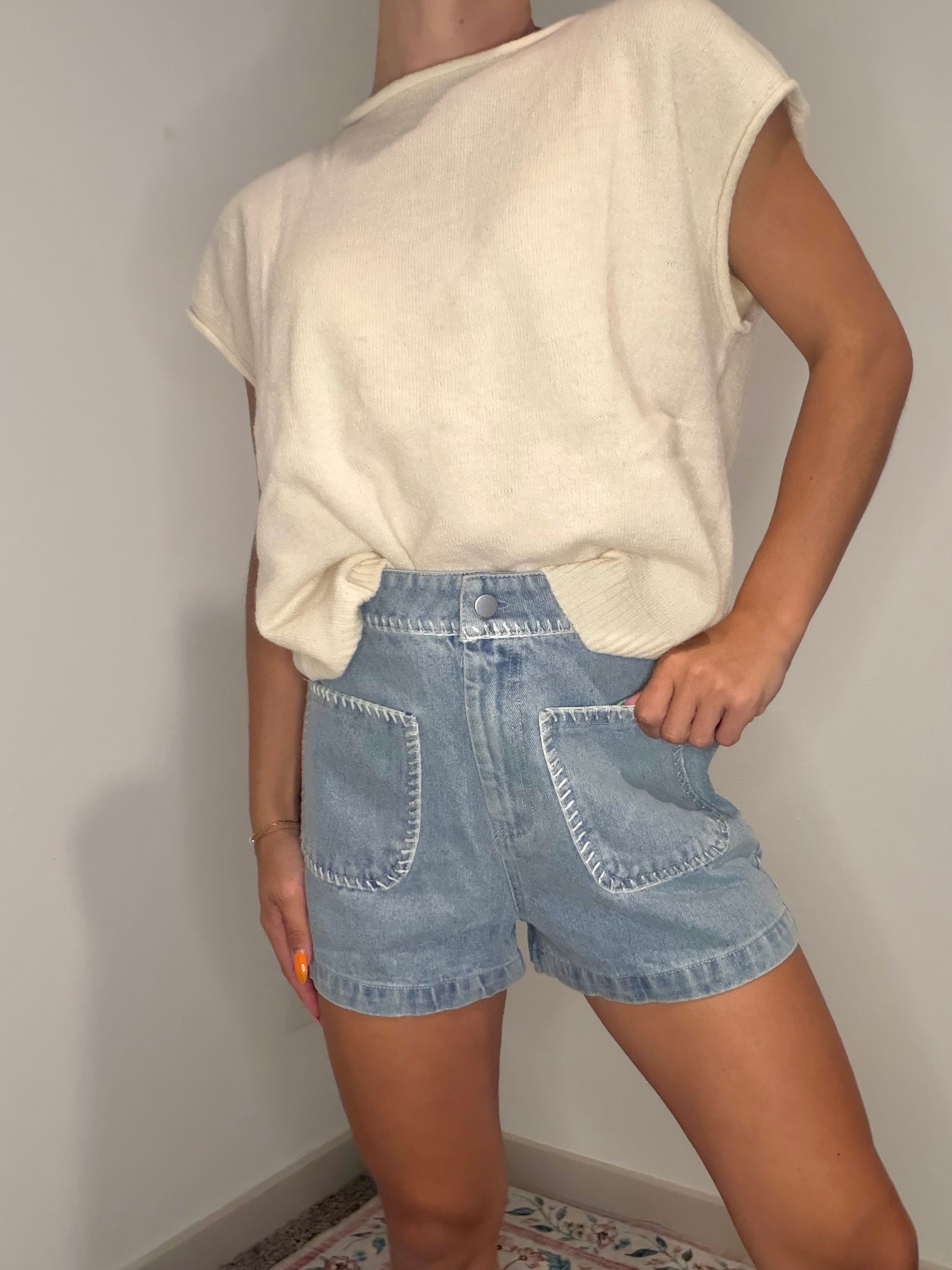 Hometown Honey Denim Shorts