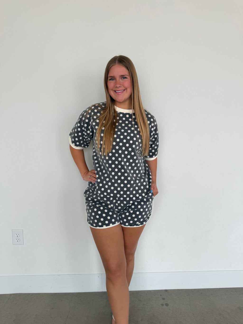 Lazy Day Polka Dot Set